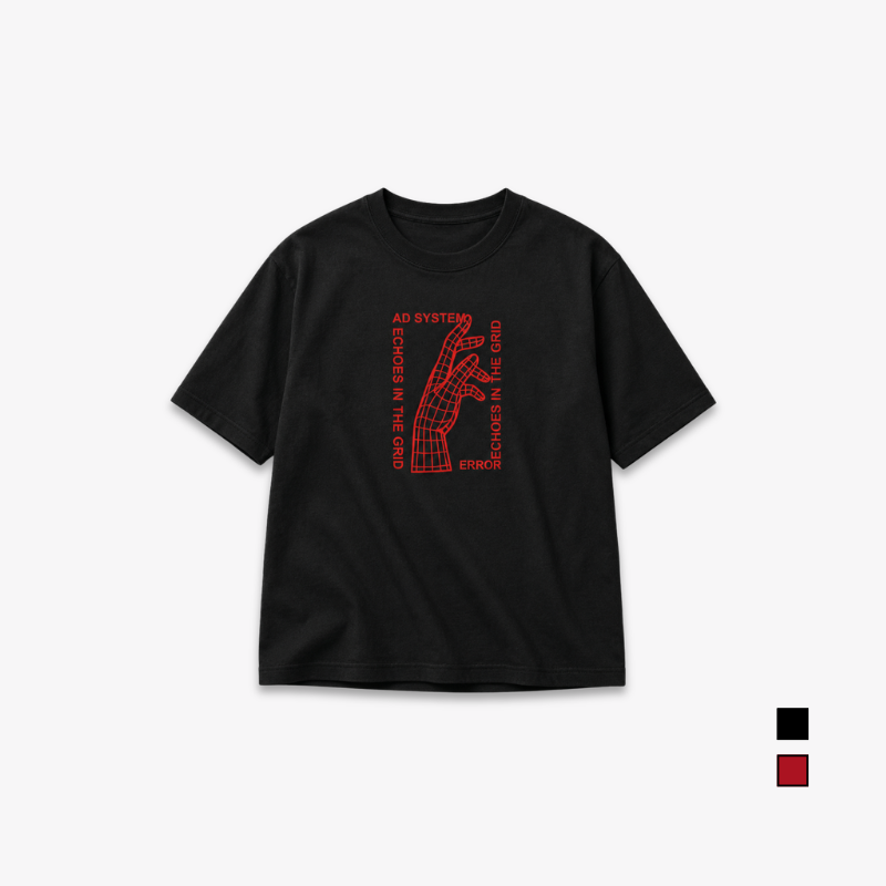 AD Men Unisex Streetwear Graphic Oversized T-Shirt