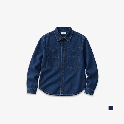 COLEGACY Men Oversized Denim Shirt
