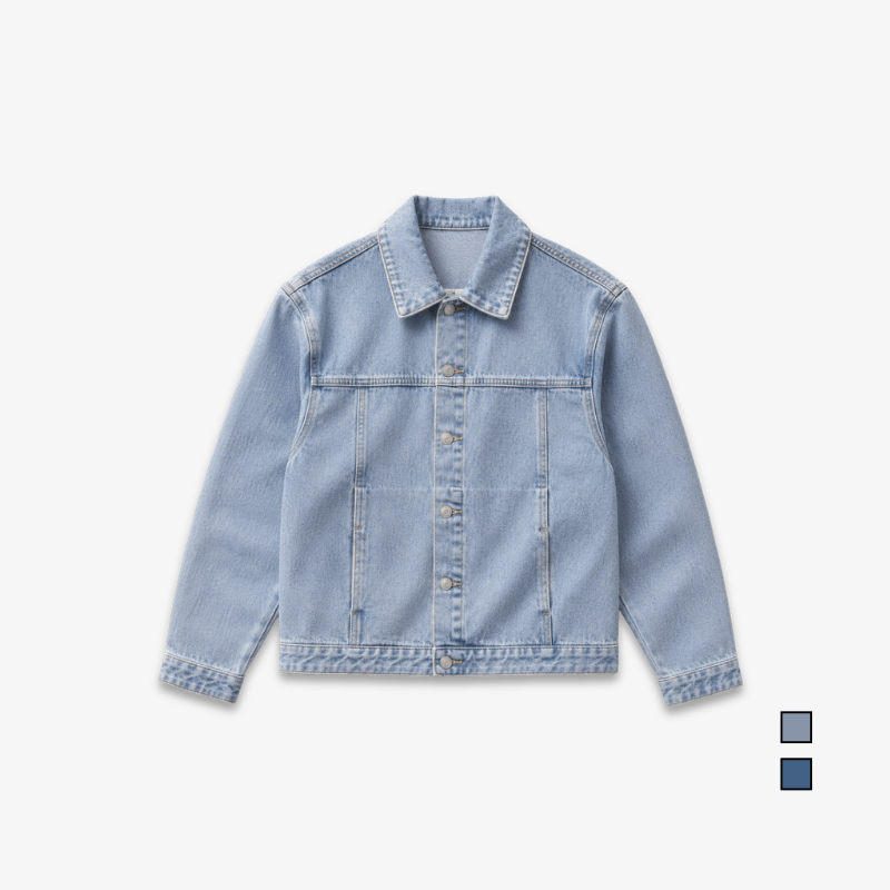 COLEGACY Men Long Sleeve Denim Jacket