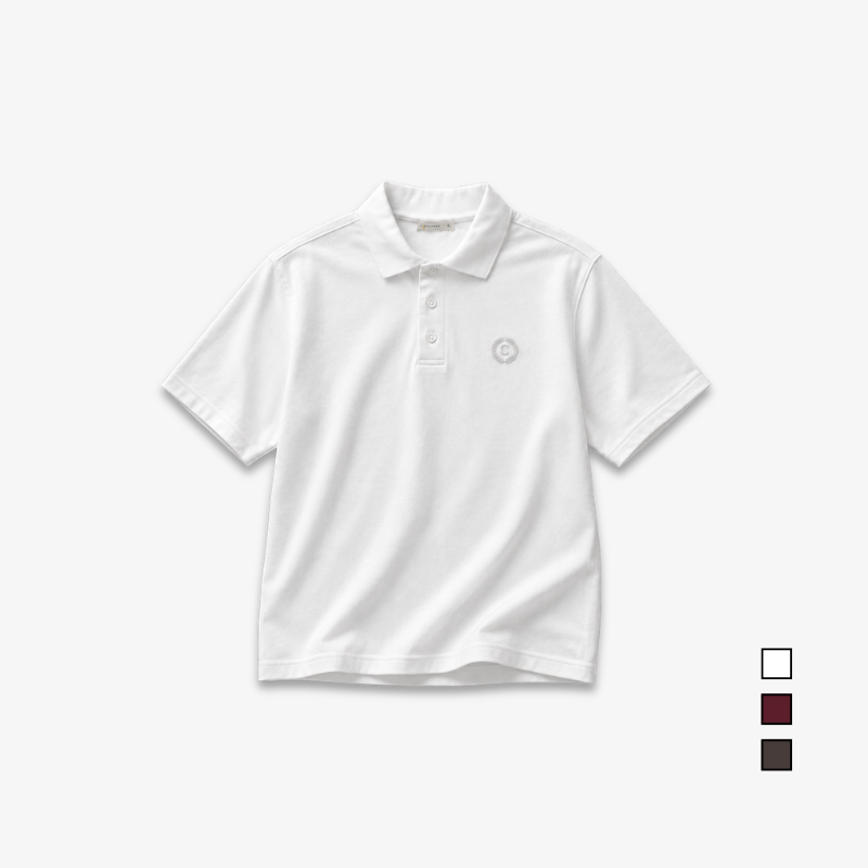 COLEGACY Men Oversized Polo Shirt