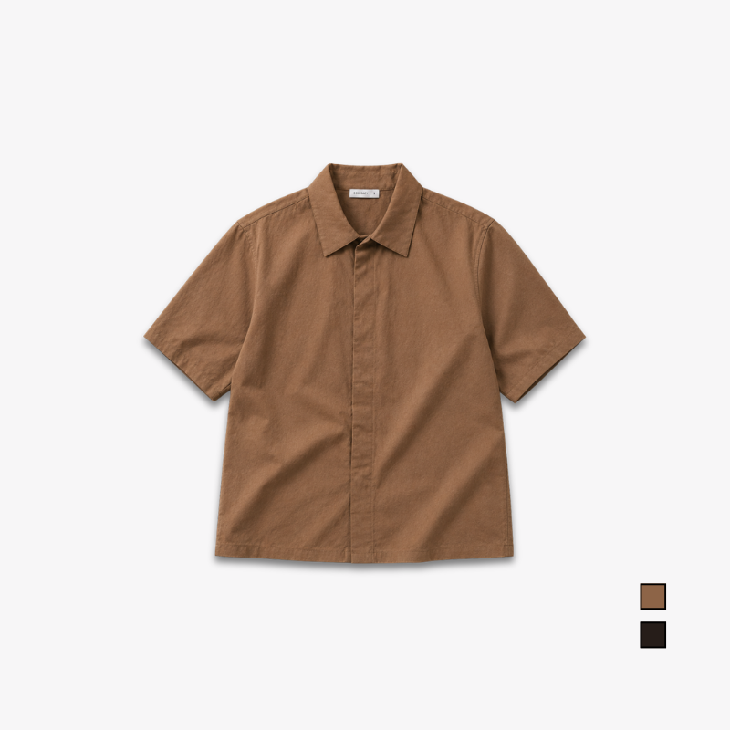 COLEGACY Men Oversized Short Sleeve Shirt