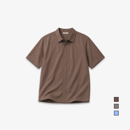 COLEGACY Men Smooth Short Sleeve Shirt