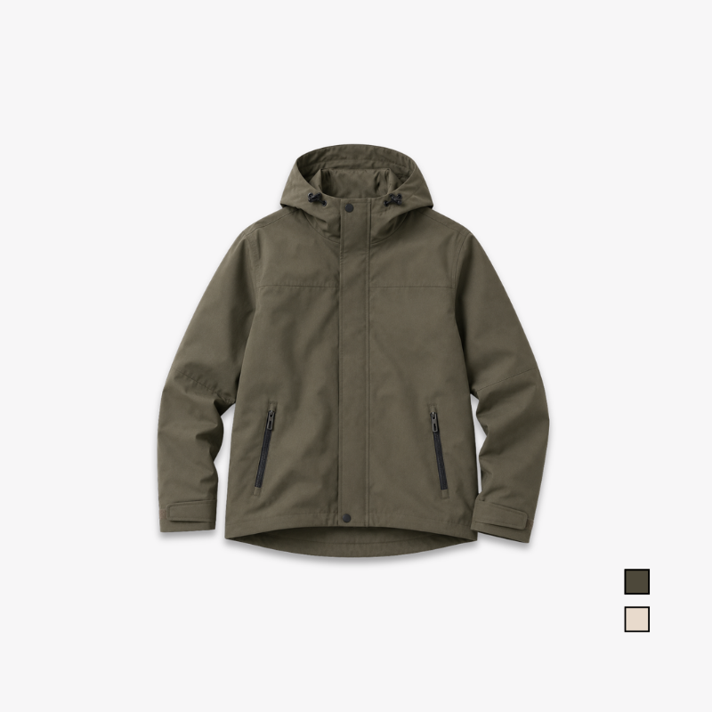 COLEGACY Men Hooded Windbreaker