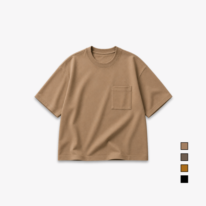 COLEGACY Men Oversized Pocket T-Shirt