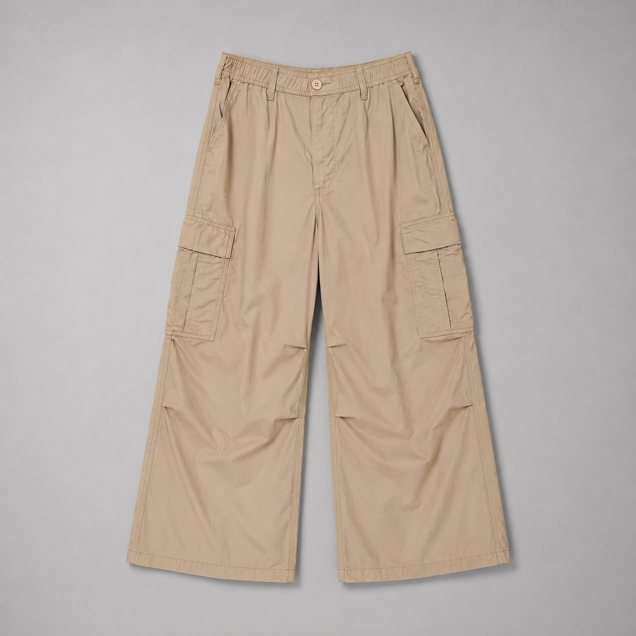 COLEGACY Men Wide Leg Cargo Pants