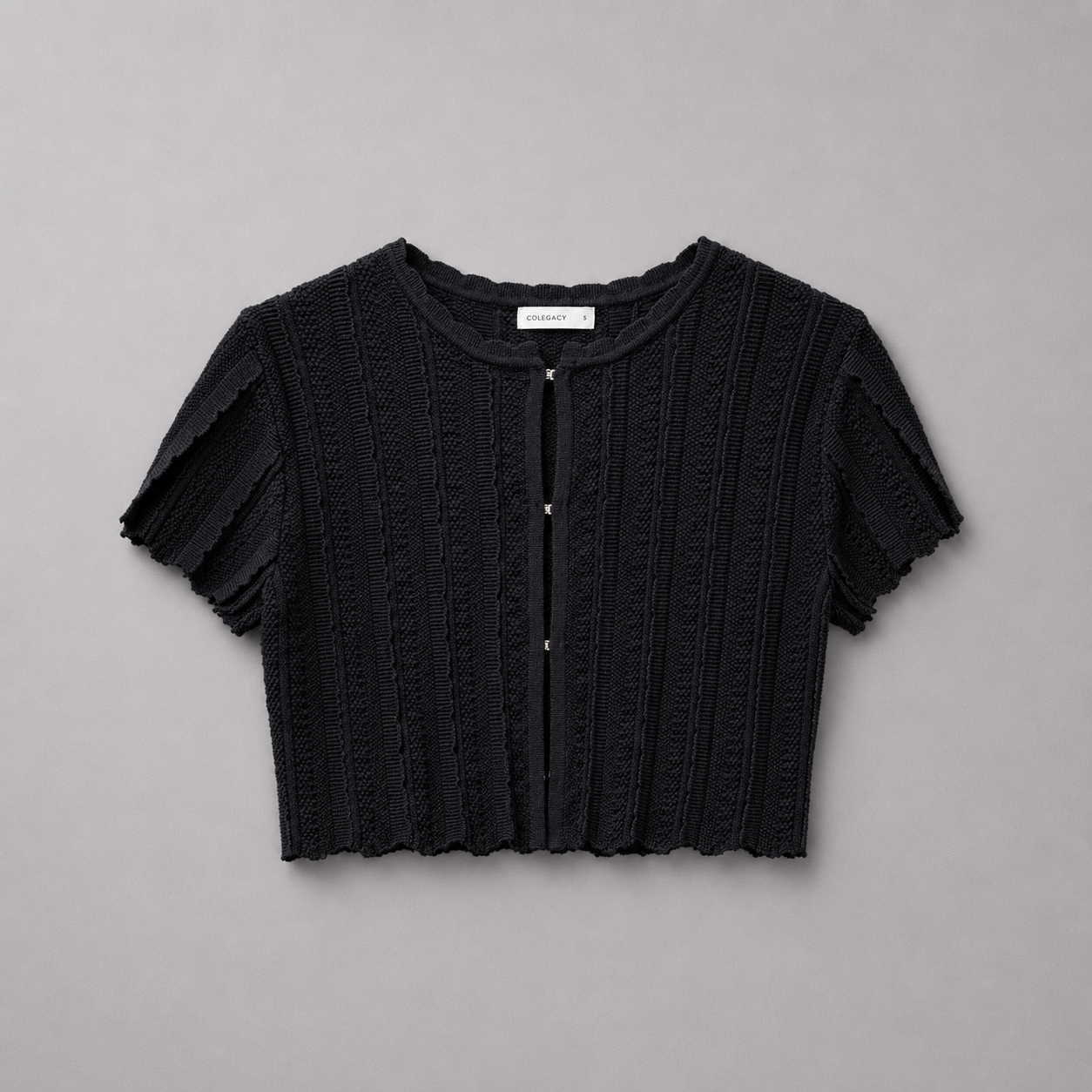 COLEGACY Women Knit Crop Top