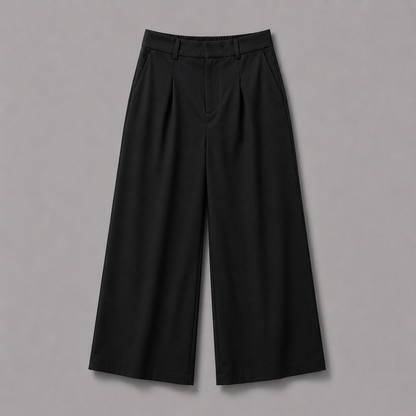 COLEGACY Women Wide Leg Trousers