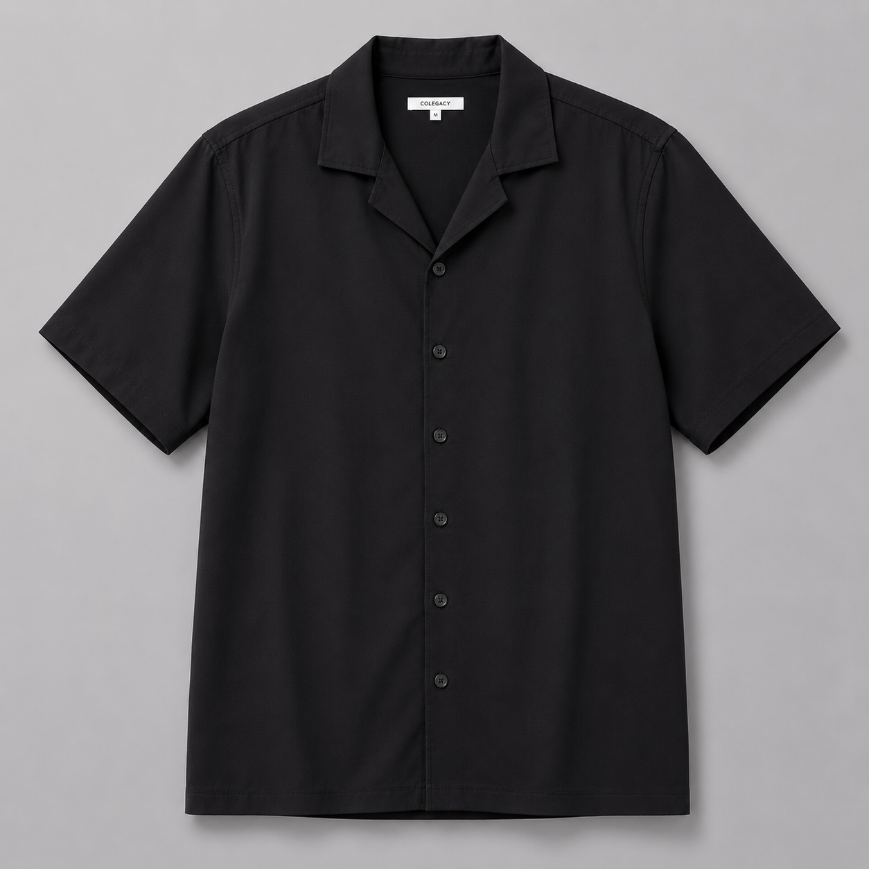 COLEGACY Men Smart Casual Short Sleeve Shirt