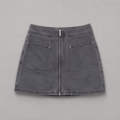 COLEGACY Women Denim Skirt