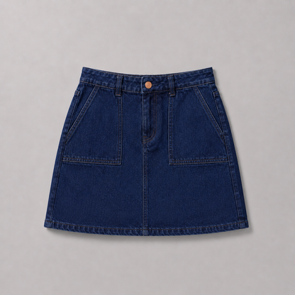 COLEGACY Women Denim Mini Skirt