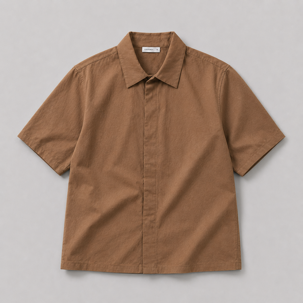 COLEGACY Men Oversized Short Sleeve Shirt
