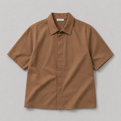 COLEGACY Men Oversized Short Sleeve Shirt