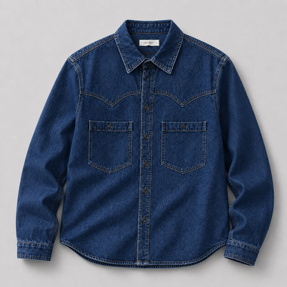 COLEGACY Men Oversized Denim Shirt