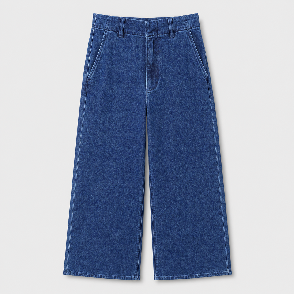 COLEGACY Women High Waist Wide Leg Denim Pants