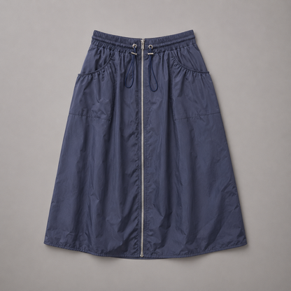 COLEGACY Women Nylon Midi Skirt