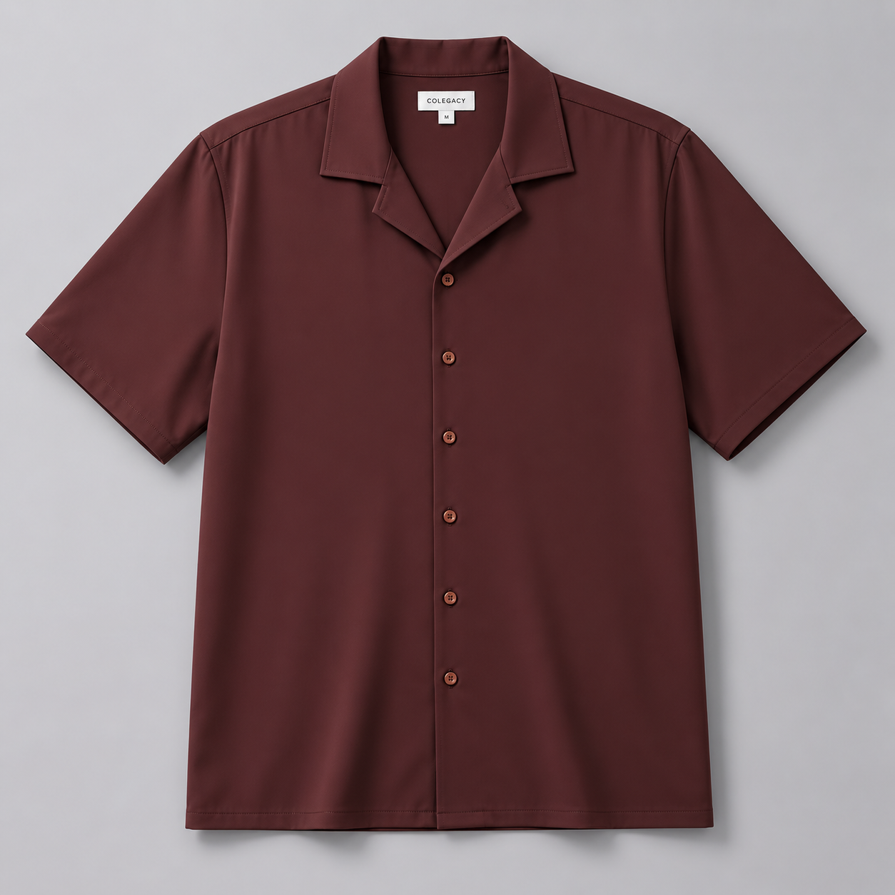 COLEGACY Men Smart Casual Short Sleeve Shirt