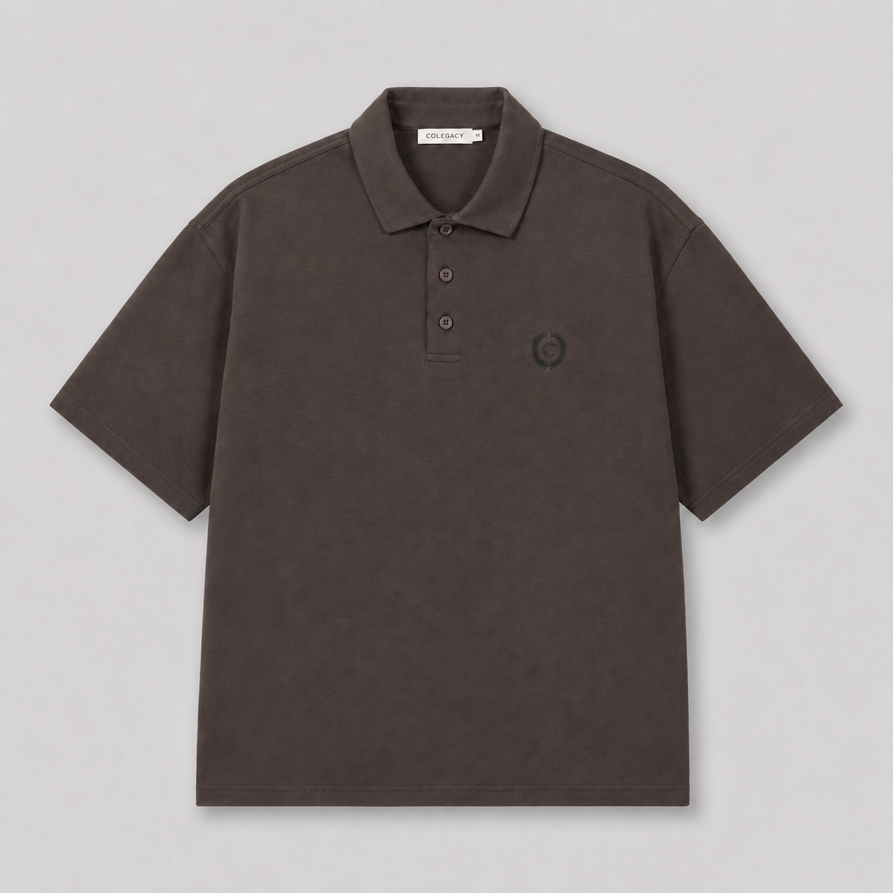 COLEGACY Men Oversized Polo Shirt