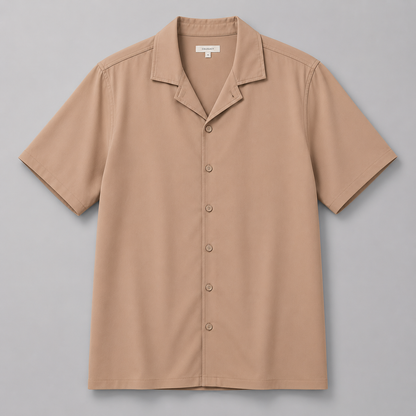 COLEGACY Men Smart Casual Short Sleeve Shirt