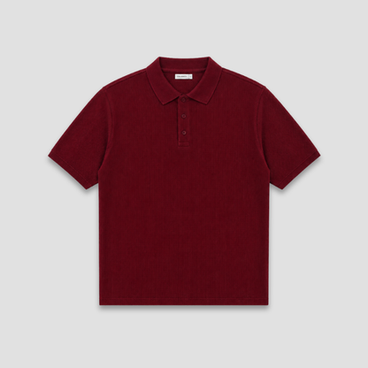 COLEGACY Men Knit Polo Shirt