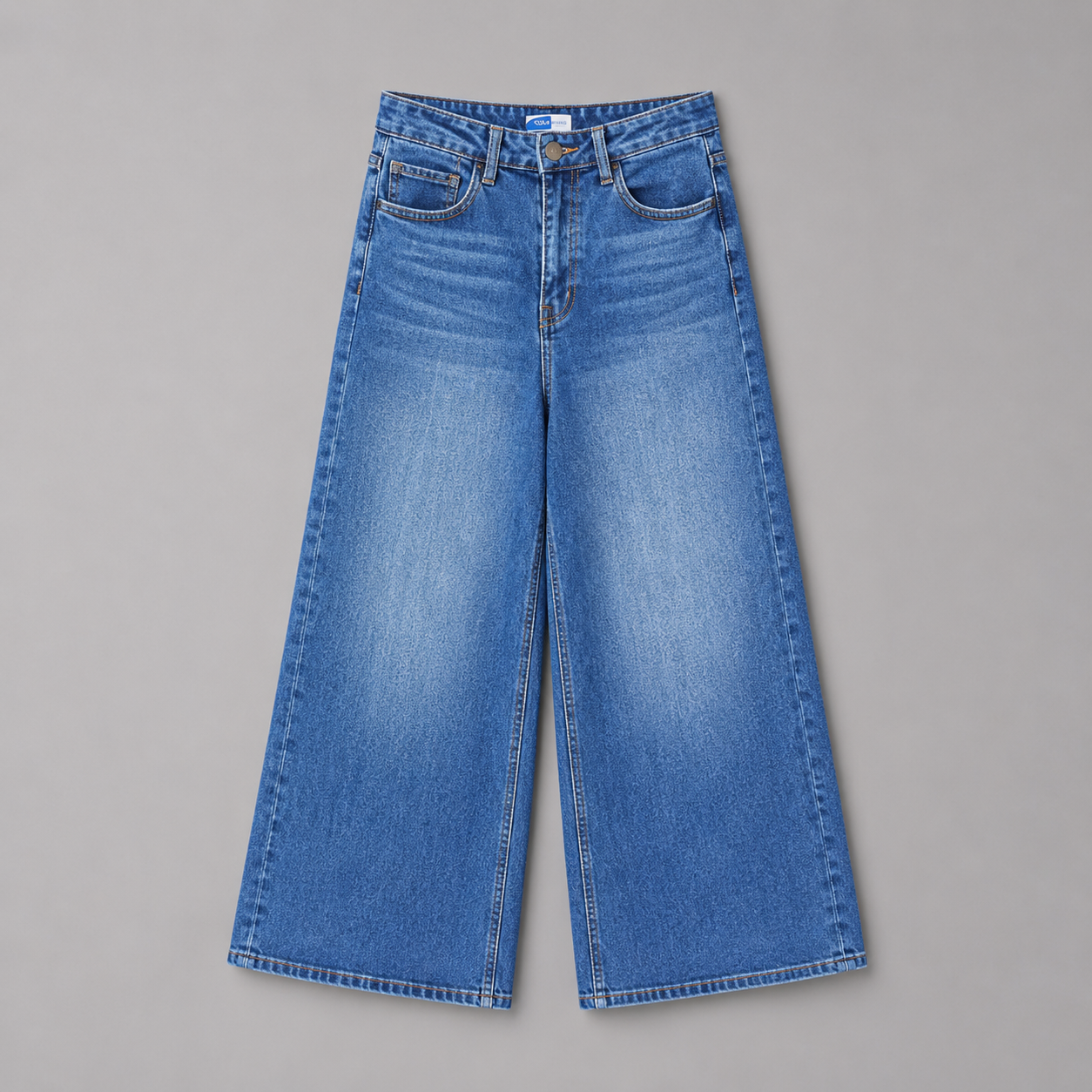 COLEGACY Women High Waist Wide Leg Jeans