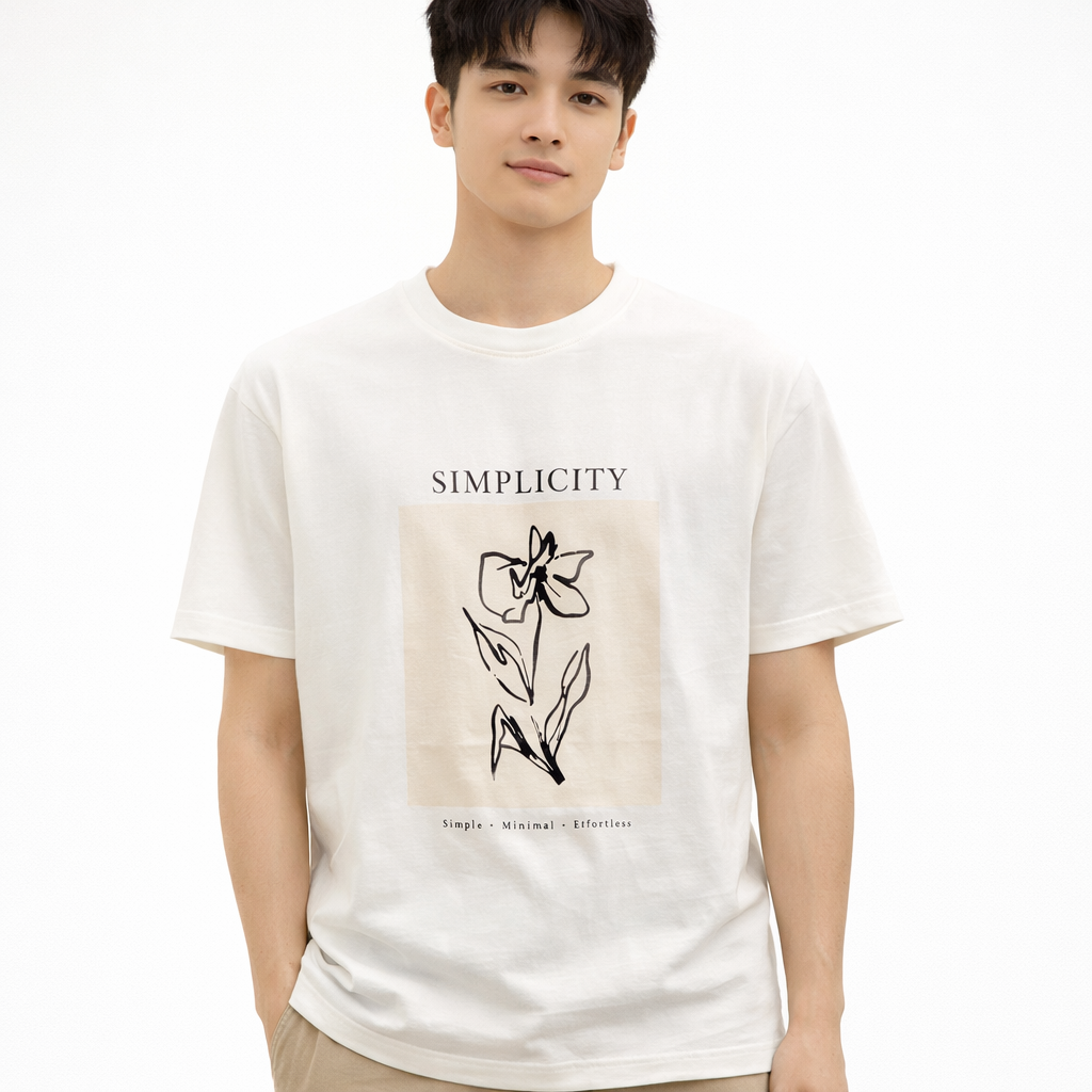 COLEGACY Men Simplicity Graphic T-Shirt