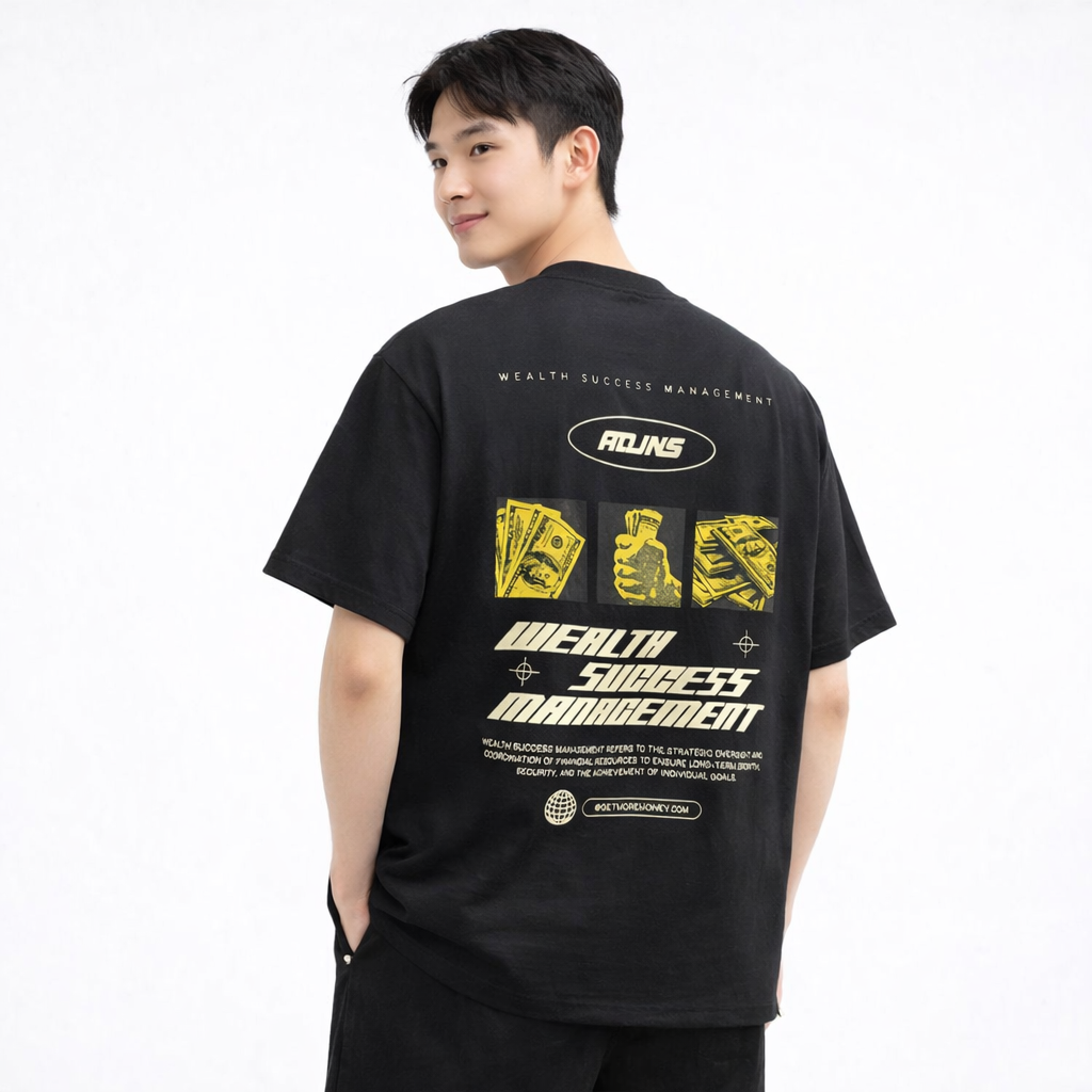 AD Men Oversized Graphic T-Shirt