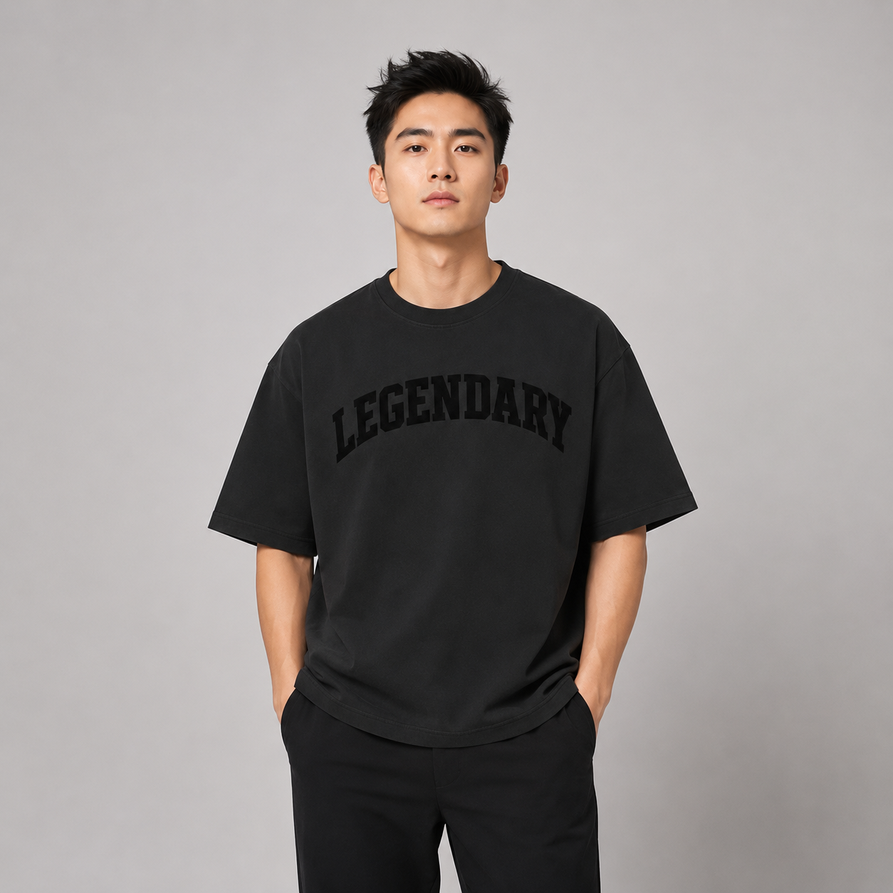 AD Men “LEGENDARY” Textured Graphic Tee