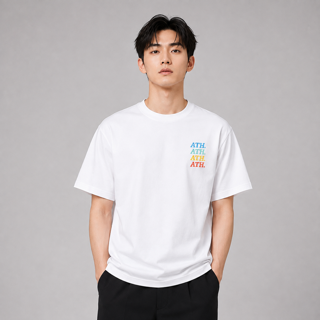 AD Men Vibrant Top Athleisure Tee