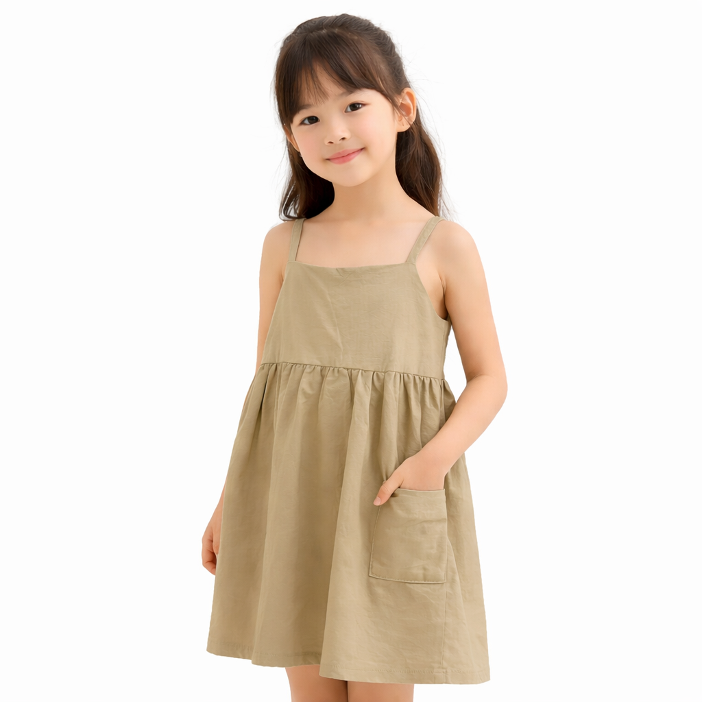 AD Kids Girls Sleeveless Cotton Dress