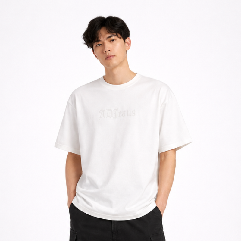 AD Men Oversized T-Shirt Men Minimal Logo