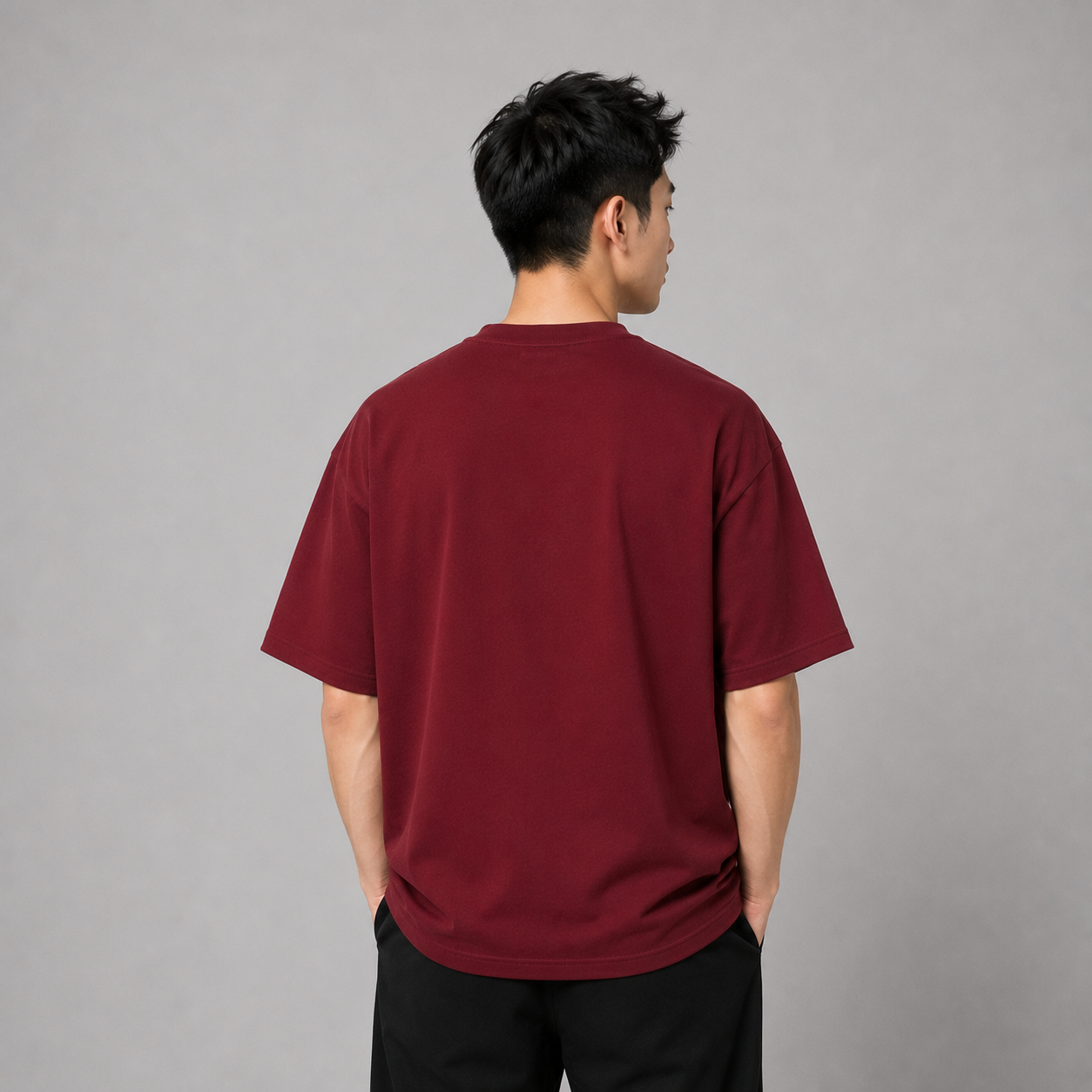 AD Men Oversized T-Shirt Men Japanese Streetwear Tee