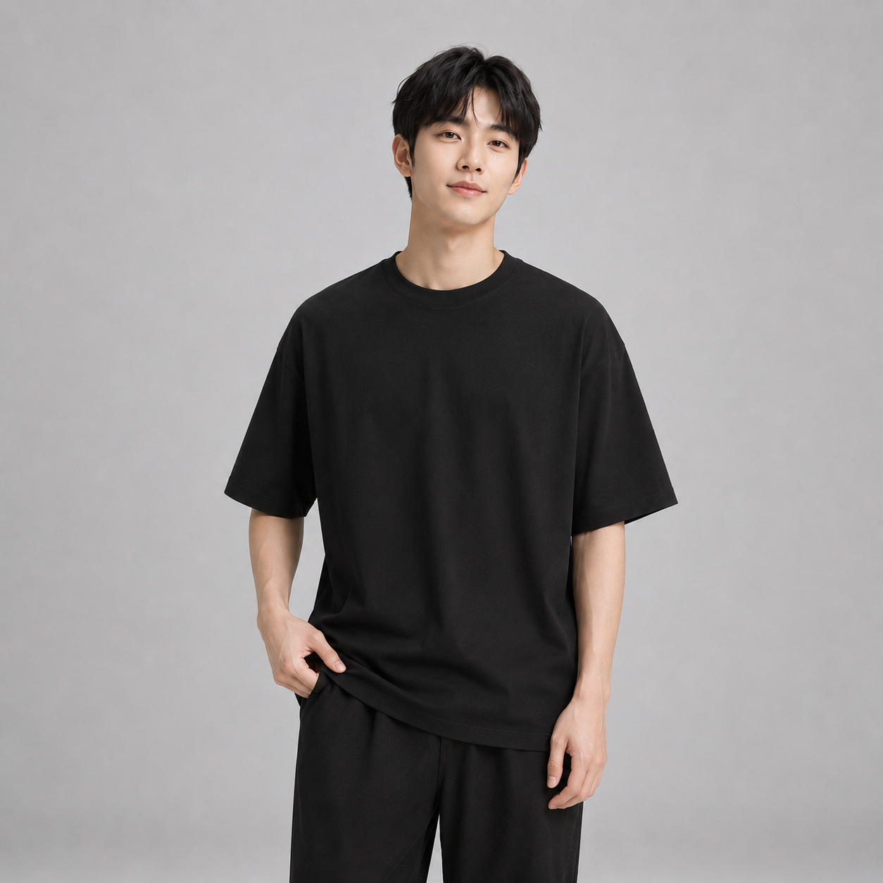 AD Men Premium Plain Oversized T-Shirt