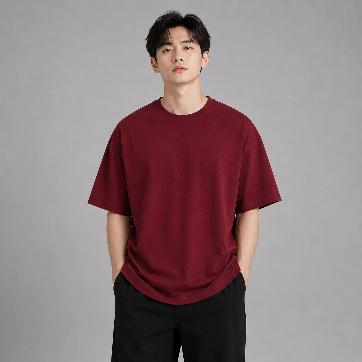 COLEGACY Men Premium Basic Cotton T-Shirt