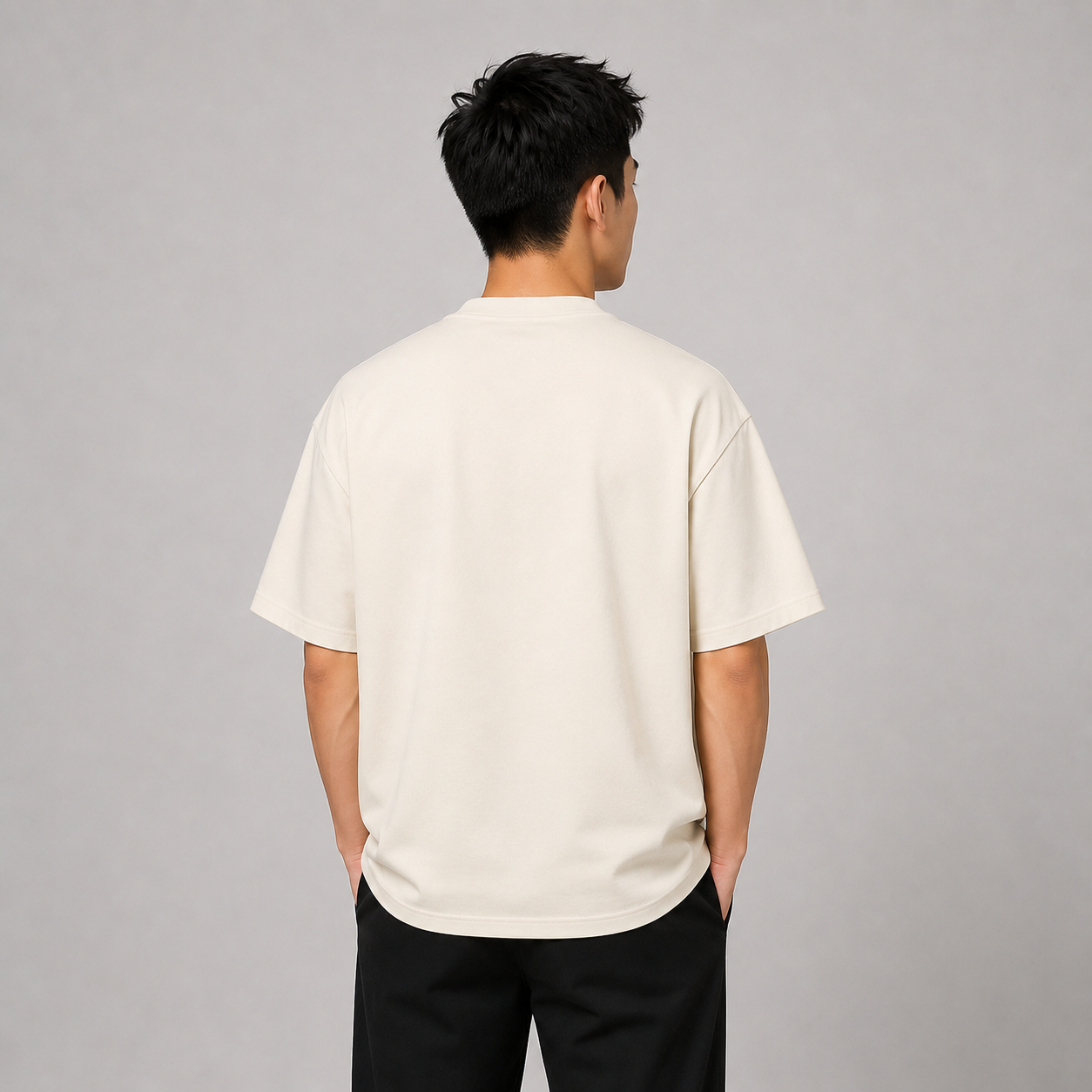 AD Men Off-White Pocket Tee