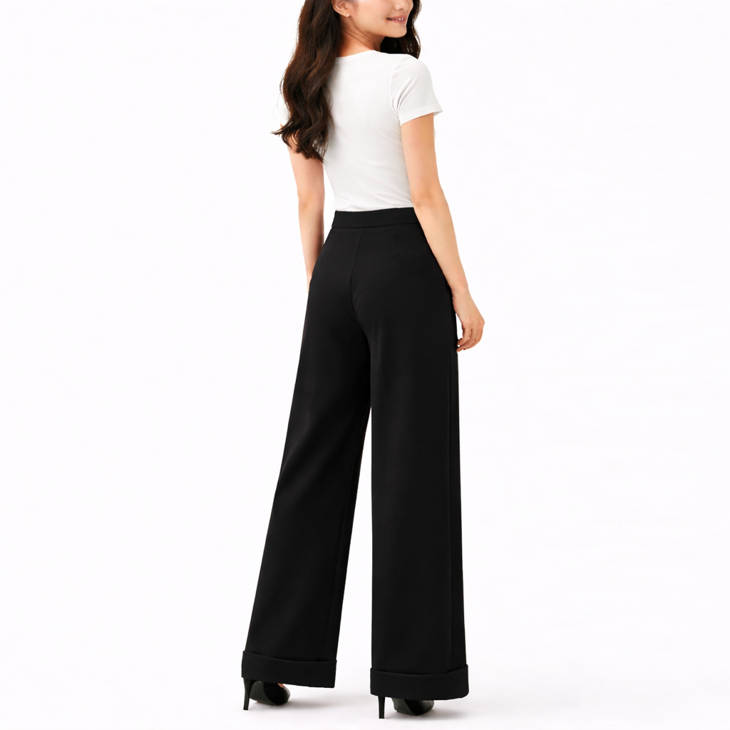 YFS Women's Premium High-Waist Wide Leg Pants