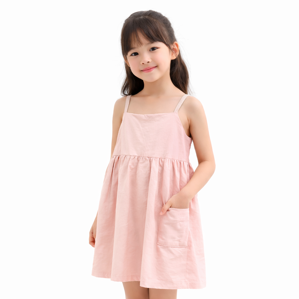 AD Kids Girls Sleeveless Cotton Dress