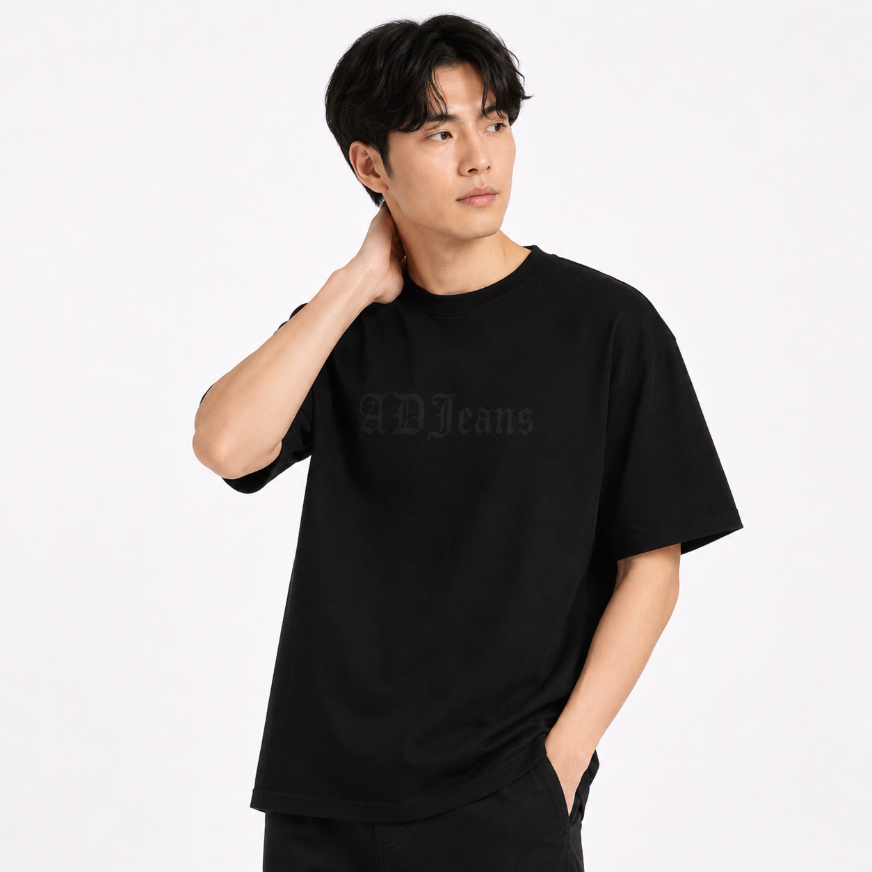 AD Men Oversized T-Shirt Men Minimal Logo
