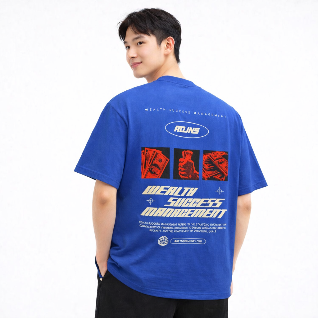 AD Men Oversized Graphic T-Shirt