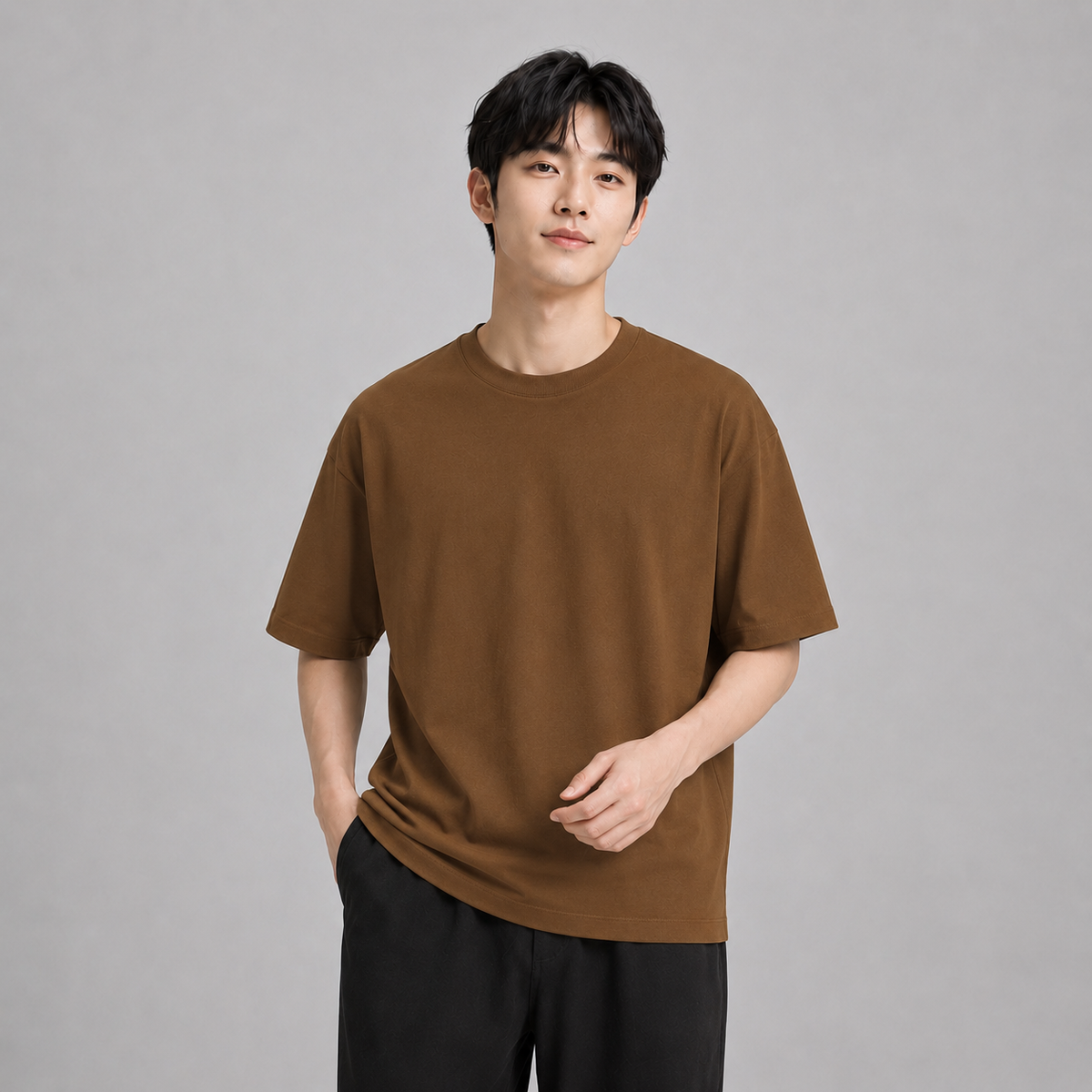 AD Men Premium Plain Oversized T-Shirt