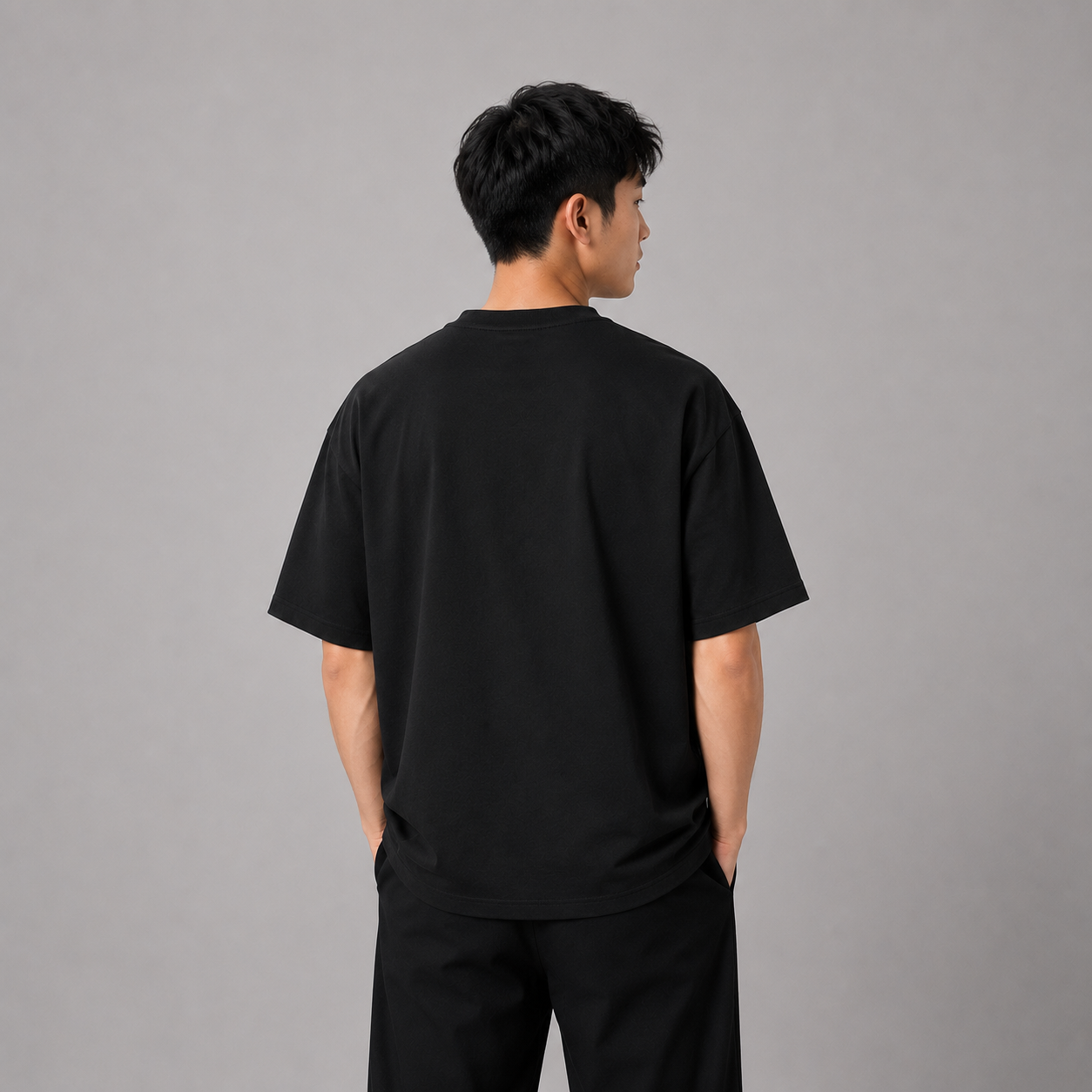 AD Men Oversized T-Shirt Men Japanese Streetwear Tee