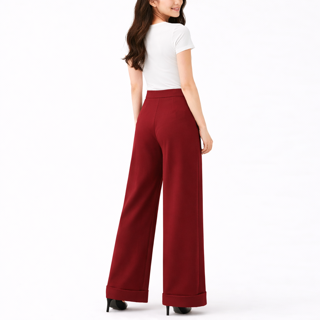 YFS Women's Premium High-Waist Wide Leg Pants