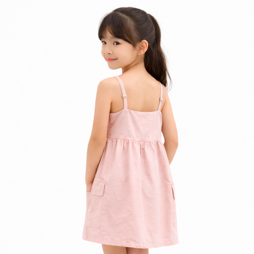 AD Kids Girls Sleeveless Cotton Dress