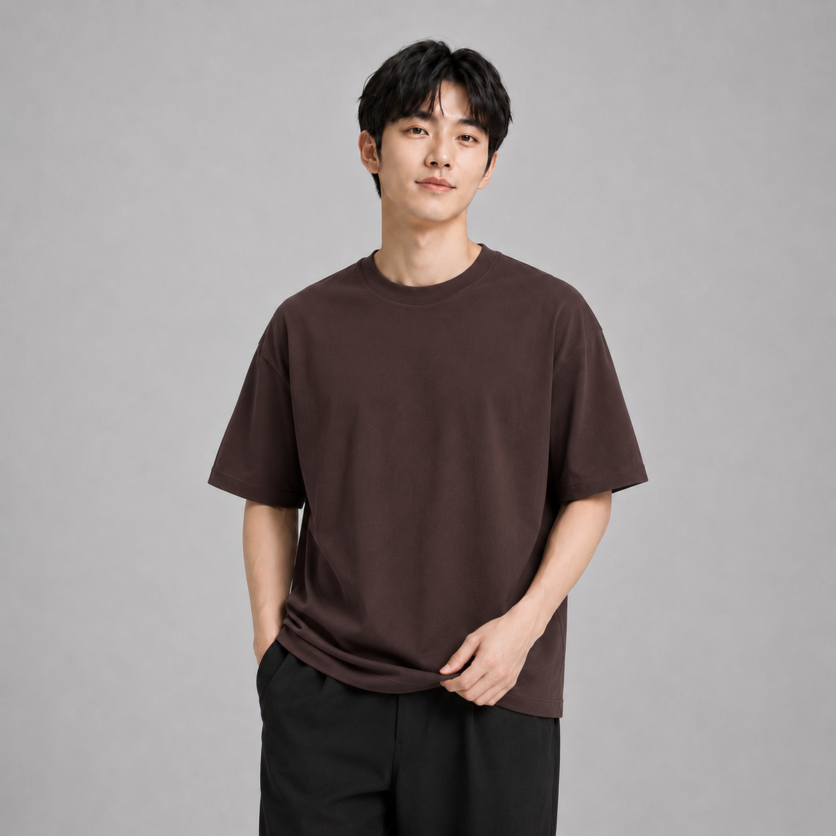 AD Men Premium Plain Oversized T-Shirt