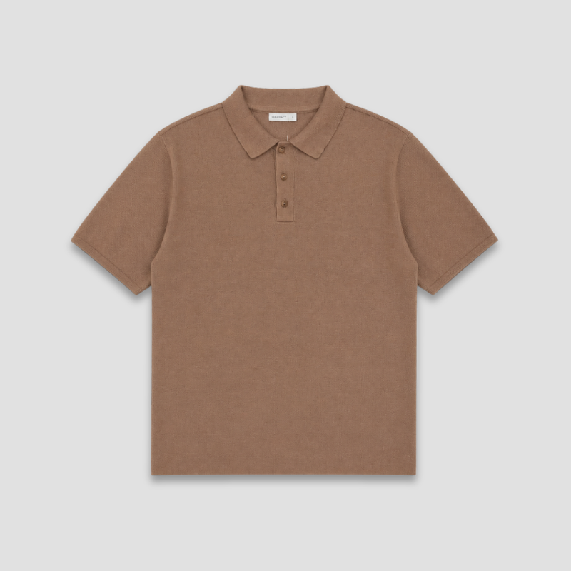 COLEGACY Men Knit Polo Shirt