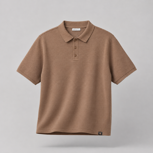 COLEGACY Men Knit Polo Shirt