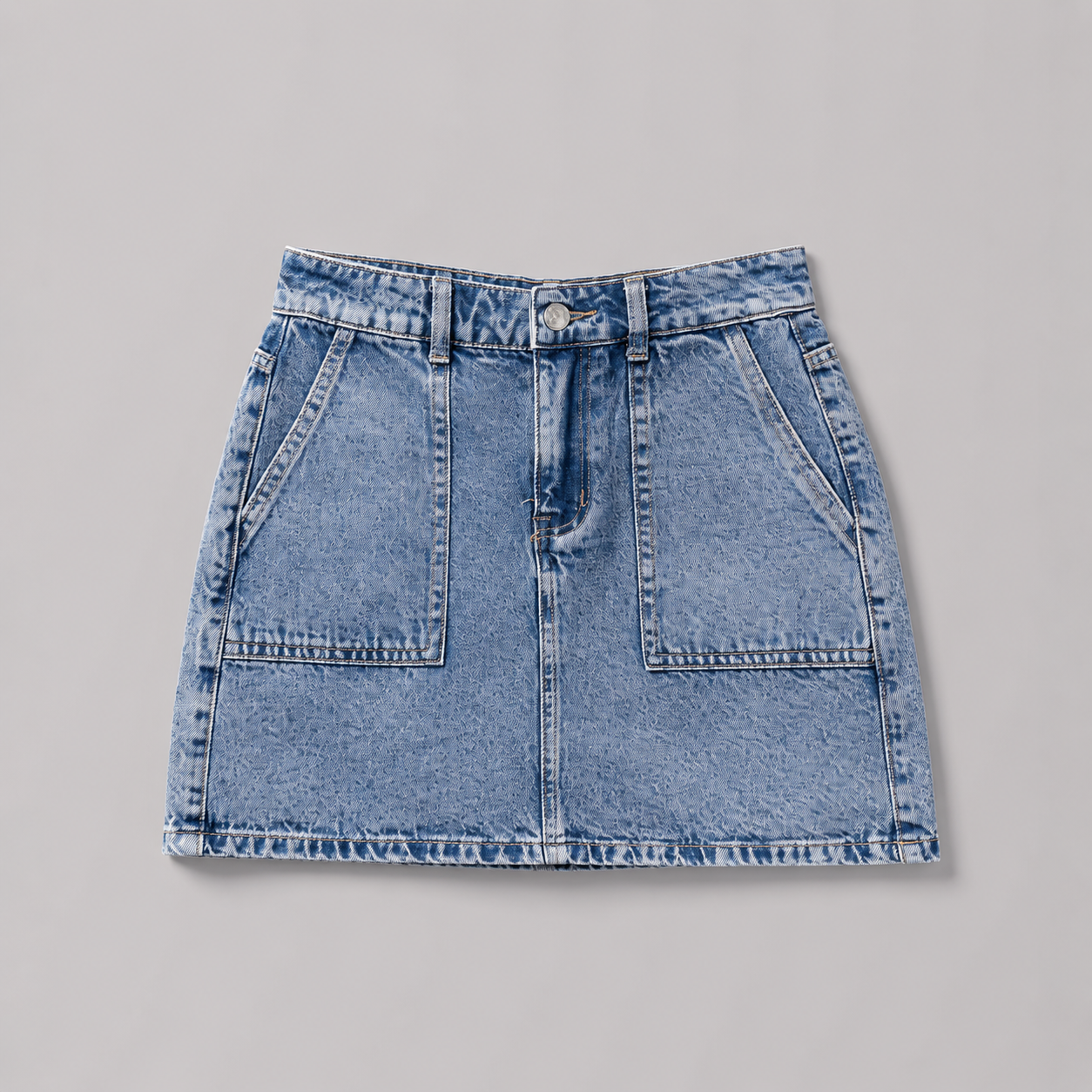 COLEGACY Women Denim Mini Skirt