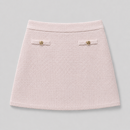 COLEGACY Women Tweed Mini Skirt