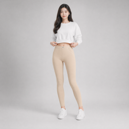COLEGACY Women Classic Plain Stretchable Leggings