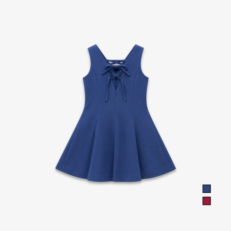 COLEGACY Women Ribbon Mini Dress