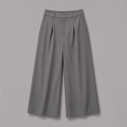 COLEGACY Women Wide Leg Trousers